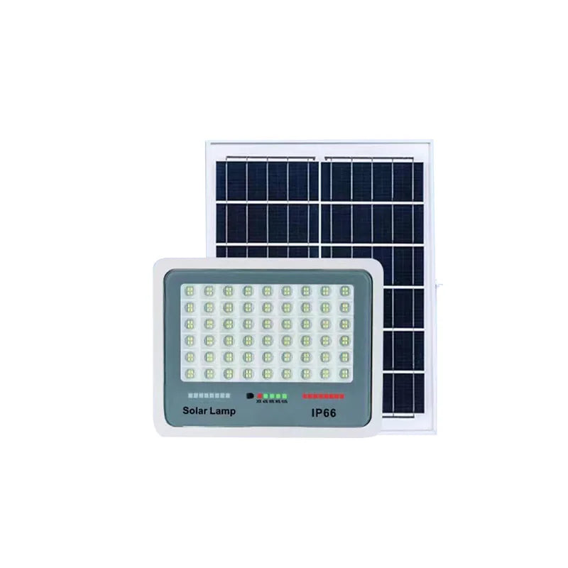 lampe solaire extérieure 100w 200w blanc bleu ip66 moderne économique