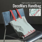 sac main bleu clair rouge imprimé moderne poignées tissu keep your look as beautiful