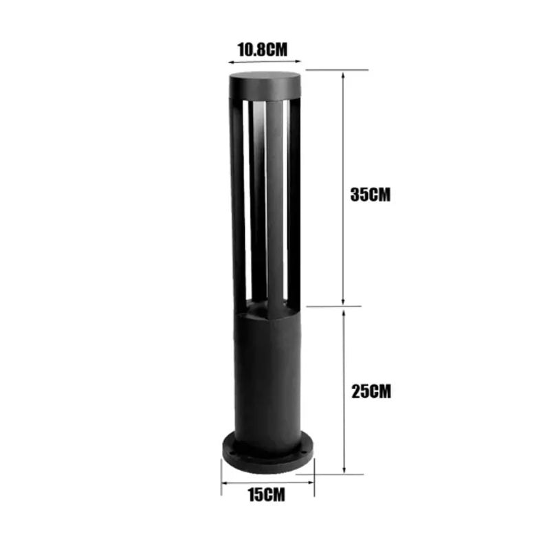 lampe solaire gris moderne batterie aaa ip65 brillante extérieure jardin