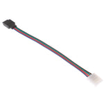 connecteurs câble led rgb noir blanc adaptateur secteur moderne quatre broches