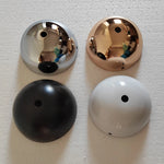 boutons ronds noirs blancs bois dorés argentés classique fixations bricolageintérieur décoration éclairage