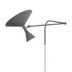 lampe murale conique gris fixée mur éclairage quotidien 6000k 4200k 3000k led appliques murales