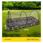 tente camping camouflage moderne lit intérieur usage extérieur voyage maison