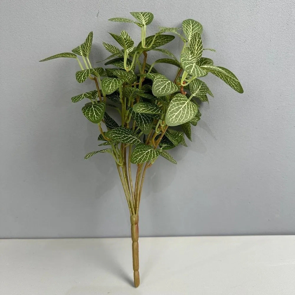 plantes artificielles modernes violette blanche intérieure décoration maison salon exposition branchues plastique