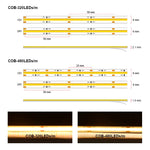 ruban led blanc lisse adhésif 6500k 4000k 3000k 480leds/m 320leds/m moderne