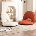chaise lecture pliante moderne minimaliste tatami tissu texturé coussin salon japonais