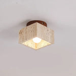 lampe moderne bois brun texture naturelle marbrée opaque fixations vis inclusées 20cm 25cm 30cm