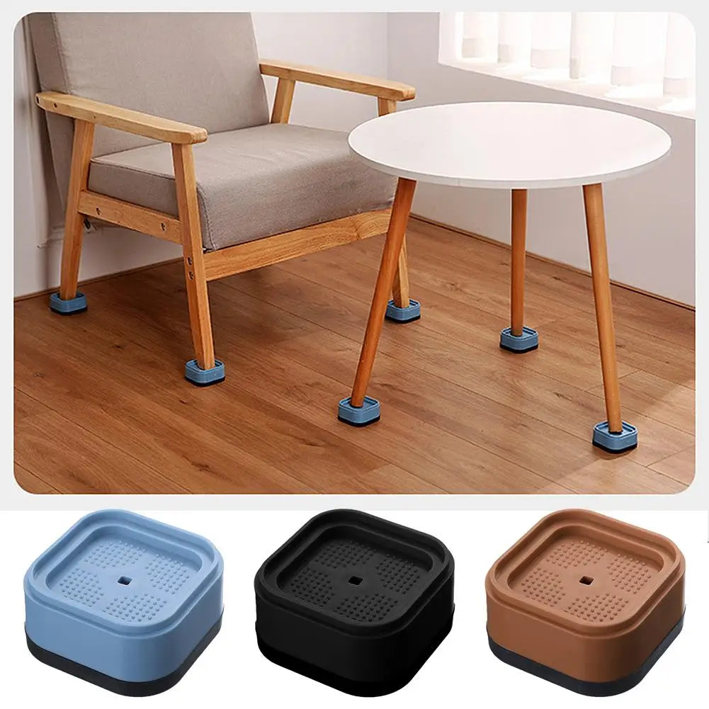 pieds anti vibration bleu noir marron vis anti dérapant moderne machine laver amortisseurs support