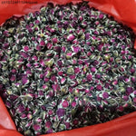 décoration intérieure mini roses séchées naturelles artisanales rouge vert maison fête anniversaire