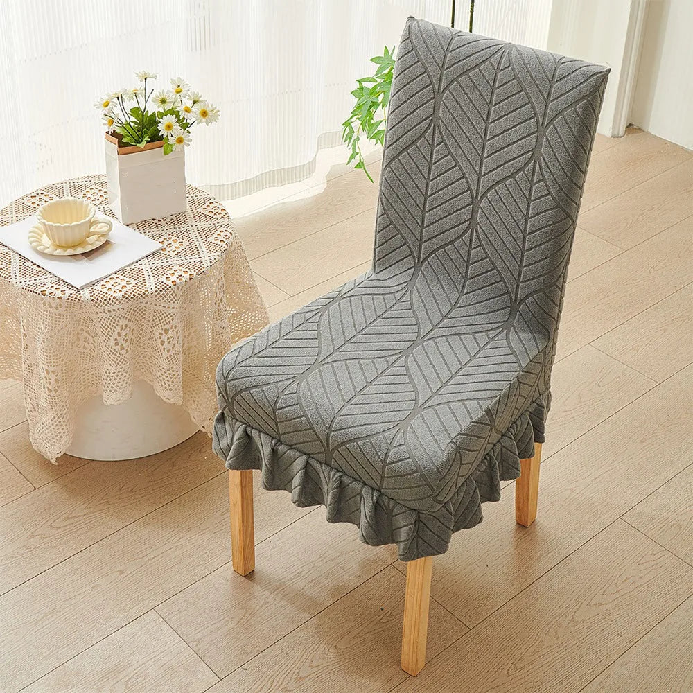 Housse chaise classique rayées adhésive vert clair foncé gris beige orange