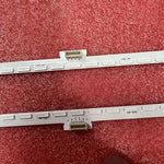 bande led blanc argentée fixations connecteurs écran tv fond texturé rectangles lumineux