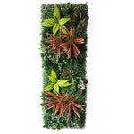 mur végétal artificiel feuillage dense plante décorative jardin extérieur intérieur décoration murale moderne vert