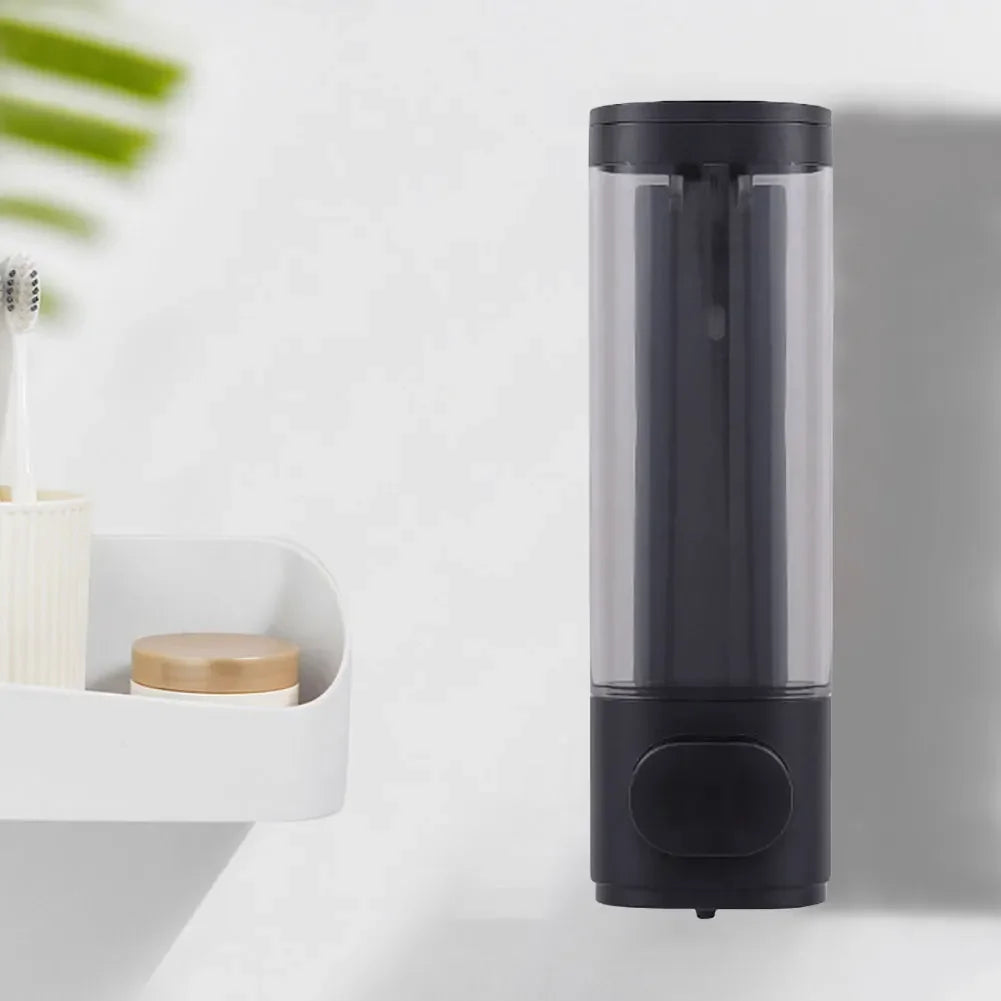 distributeur savon liquide blanc transparent moderne minimaliste salle bains cuisine