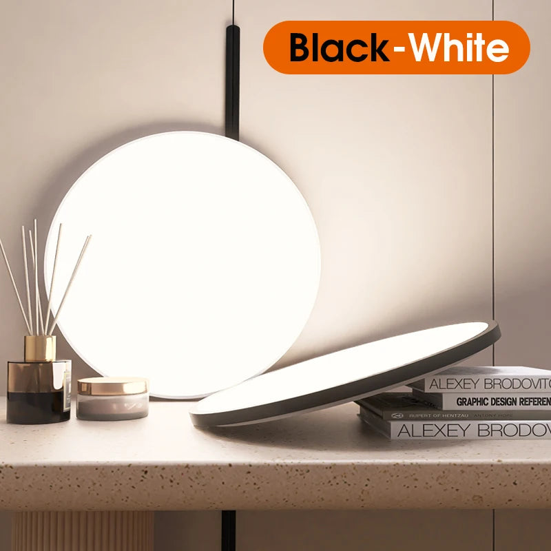 lampe led blanc noir moderne flux lumineux 249 2000 abs minimaliste
