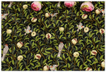 tissu coton twill floral motifs oiseaux fruits william morris quilting patchwork crafting