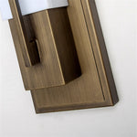 appliques murales moderne bronze géométrique minimaliste éclairage chambre salon salle manger led fixées mur