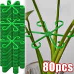 Support plante intérieure vert moderne fixe tige plante fleur six pétales incurvés plastique