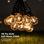 guirlande lumineuse extérieure led jaune orangé industrielle vintage 10m 15lamps imperméable ip44