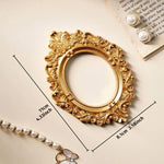 cadre mural doré ornements floraux baroque décoration chambre salon souvenirs diy vintage sculpté