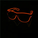 lunettes soleil lumineuses clignotantes filament led occasion fête moderne couleurs vives variées