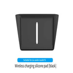 pad charge sans fil adhésif moderne noir blanc opacité lisse minimaliste
