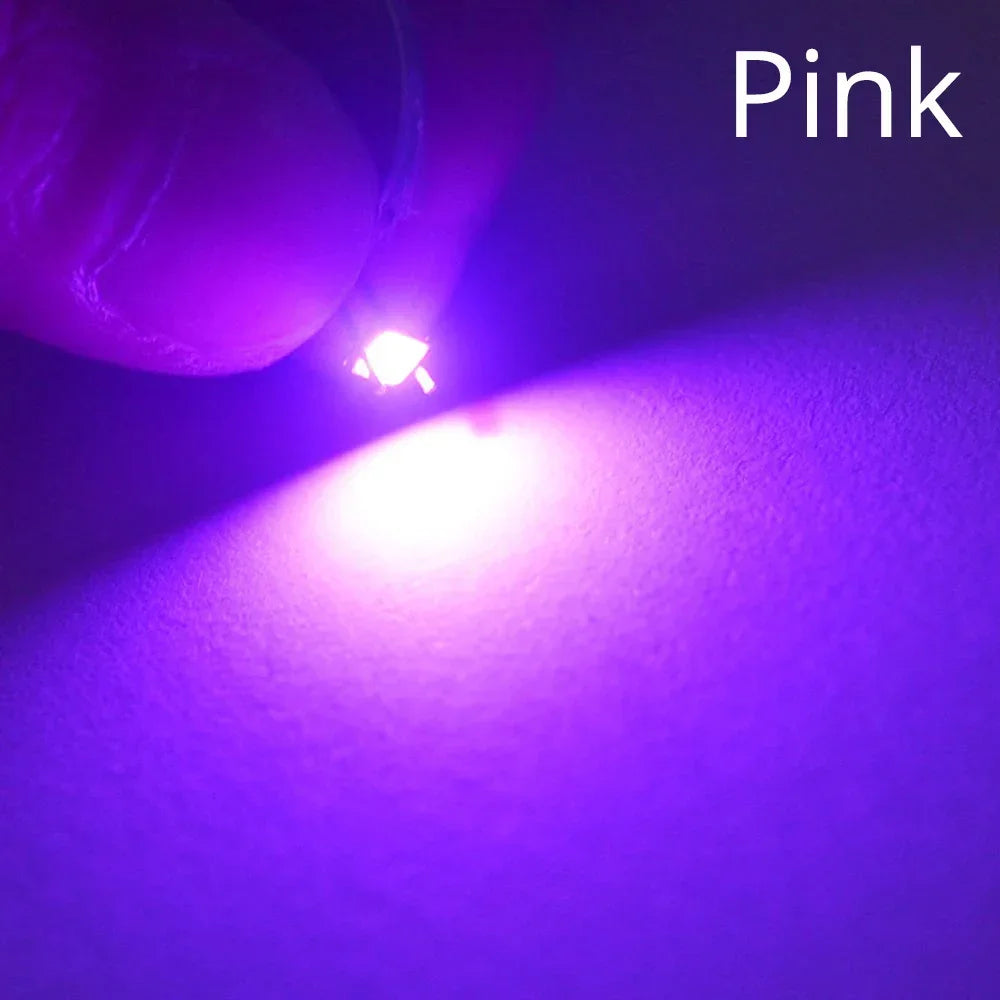 diodes led jaune rouge vert blanc chaud violet orange électronique modernes 2835 bright chips