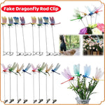 clips dragonfly multicolores imitation insectes decoratifs exterieur clips decoratifs jardin artificiels realistes