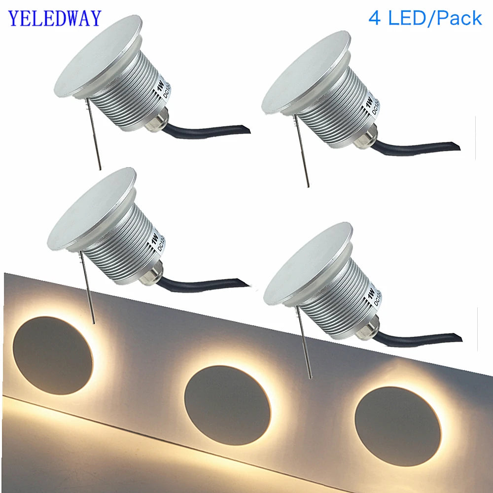 Spot LED moderne blanc chaud ip67 étanche 12v 24v aluminium autoinstallation chambre cuisine salon