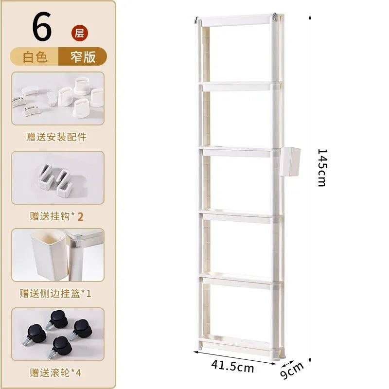 étagère mobile roulettes blanc moderne plateaux lisses suspendus porte chariot multifonctionnelle adjustable almacenamiento