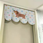 rideau décoratif adhésif carreaux pois rayures animaux mignons bleu clair blanc orange beige rose