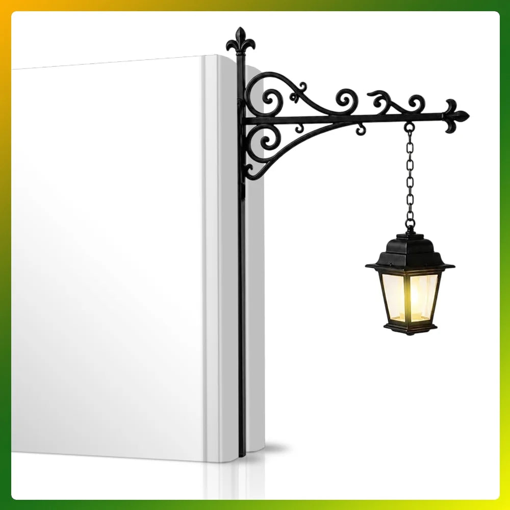 lampe bibliothèque vintage lampe fantôme lumineuse motif floral noir romantique chambre décoration led