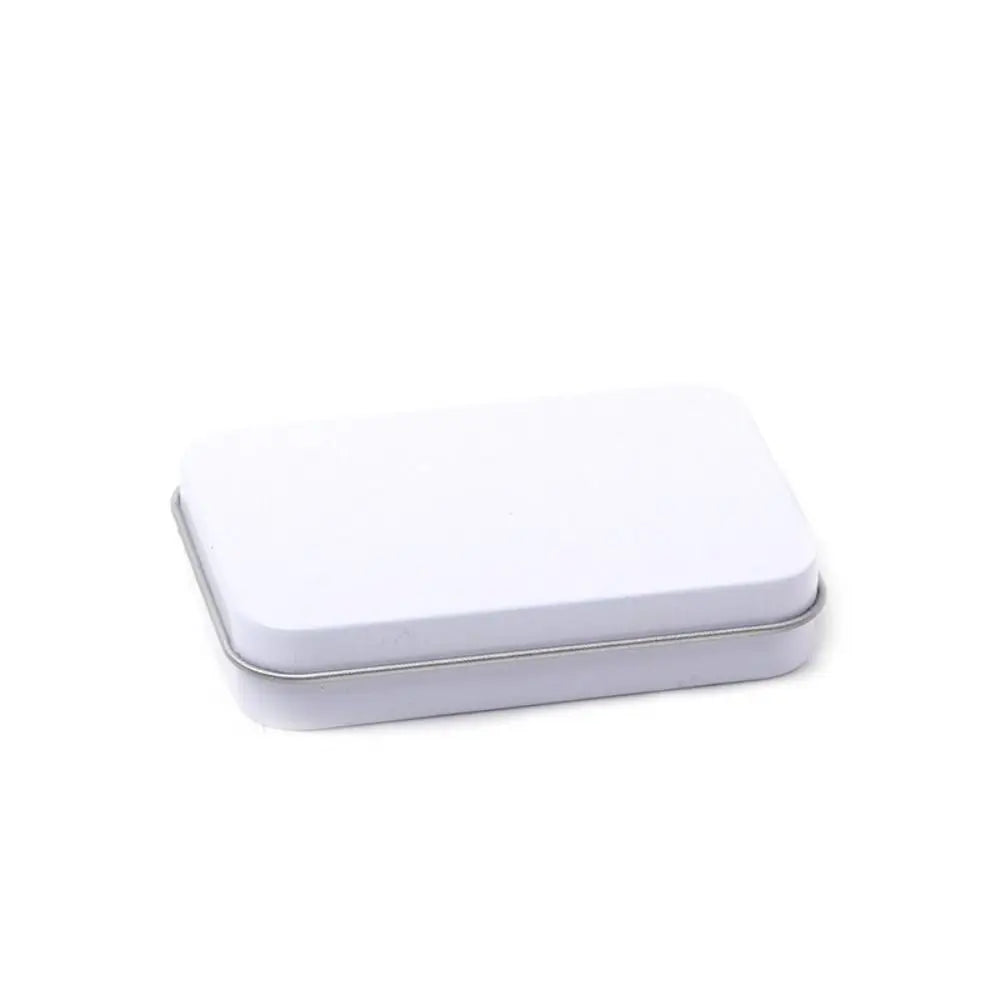 boîte métallique réutilisable noir mat classique rangement ongles artificiels respectueux environnement transparent fil écouteur