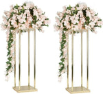 support fleurs métal doré moderne hauteur 100cm 60cm 80cm minimaliste décoration intérieure vases bougies