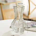 vases verre transparent diamant rose bleu gris vert moderne