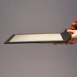 plateau rectangulaire mélamine noir texture points moderne rangement cuisine eau domestique wabi sabi