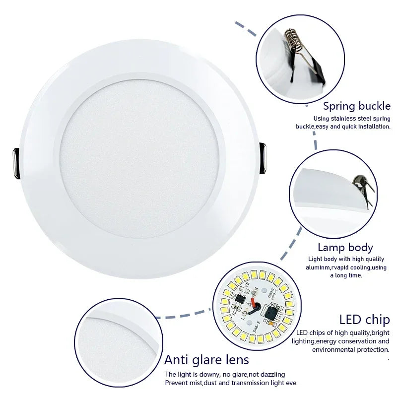 ampoule led spot 12w 15w blanc chaud froid clips moderne guide chambre cuisine