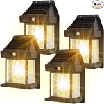 lampe solaire murale noire moderne ampoule led ip65 batterie lithium grille fenetre