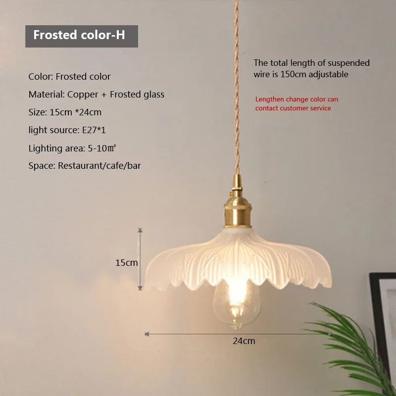 lampe suspendue transparente vintage ampoule E27 câble torsadé motifs géométriques chambre salon étude