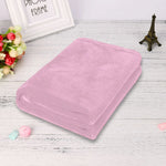 couverture microfibre douce confortable hiver printemps solide polycolores unies voyage