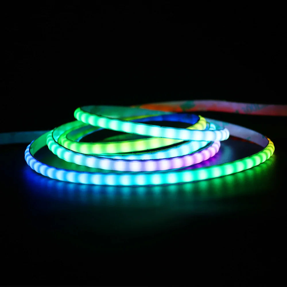 ruban led rgb 160leds 5v 12v flexible moderne connecteur câble rouge vert bleu blanc