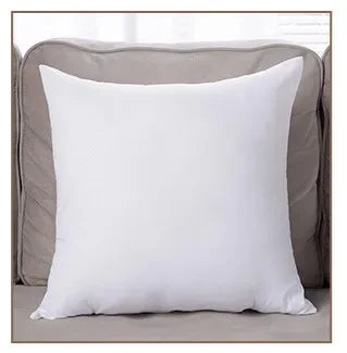 coussin brodé géométrique moderne toile coton couleur beige pompons décoratif