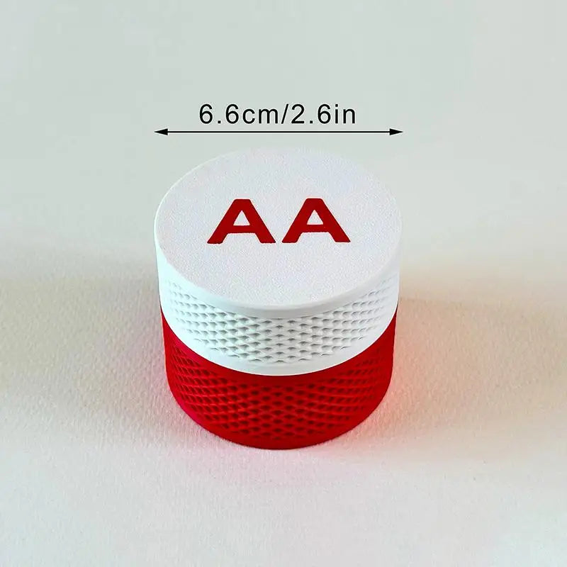 boîte piles blanc rouge moderne grille rangement piles aaa aa étanche portable