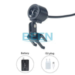lampe torche led noir clips moderne chargeur câble batterie pratique
