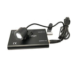 lampe torche led rechargeable clip bleu rouge argent moderne compact