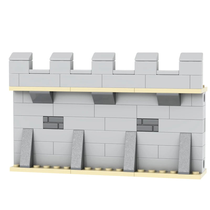blocs construction mur château médieval brique gris marron jaune opacité enfants
