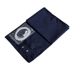 tapis sol bleu marine antistatique couche solide moderne 145x250cm câble terre inclusion prise européenne