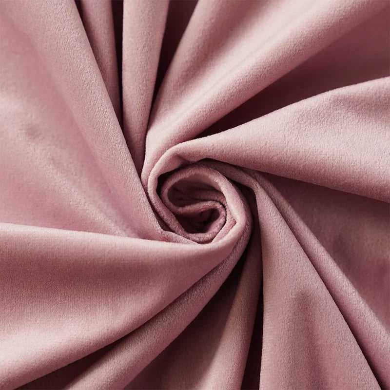 tissu velours polyester largeur 155cm couleurs vert beige rose bleu jaune uni opaque moderne