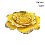 tapis 3d fleurs polyester moderne bleu jaune marron rose violet anti dérapant salon chambre