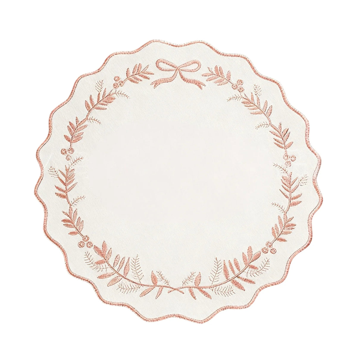 serviette table classique guirlande feuilles ruban blanc bleu orange rouge violet doré respectueux environnement