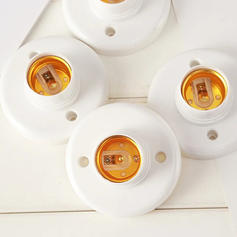 socle blanc ampoule e27 câble 1m moderne fixations lampe table led 100w